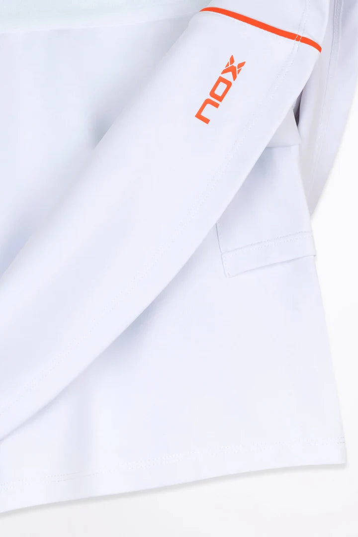 Falda Nox deportiva pádel TEAM blanco