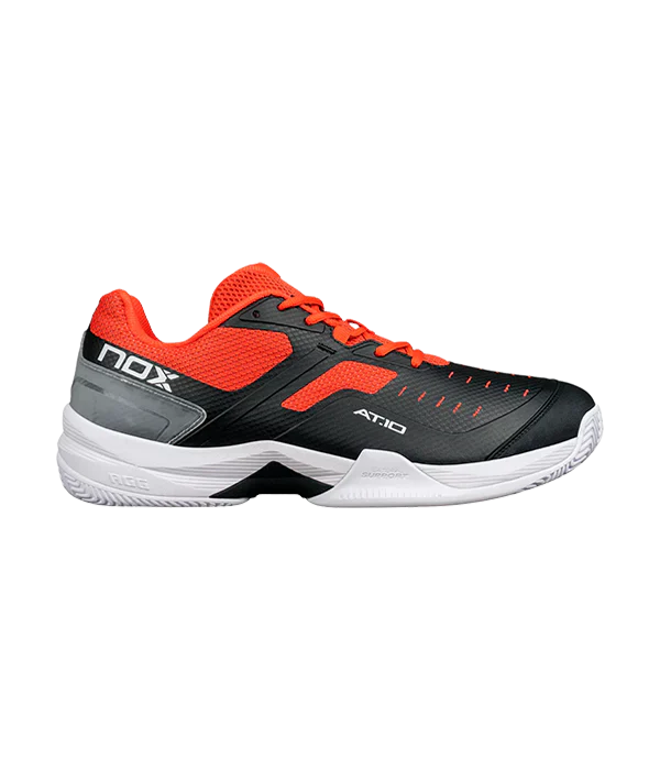 Zapatillas Nox AT10 Pro Negro/Rojo