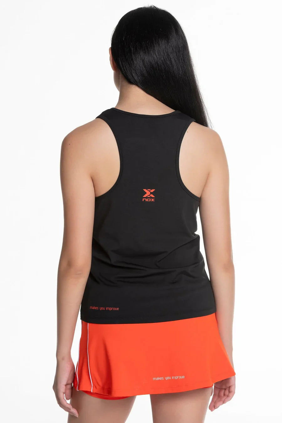 Camiseta Nox tirantes mujer TEAM negro