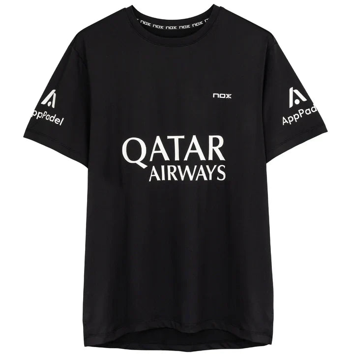 Camiseta Nox Sponsors AT10 By Agustin Tapia Negra