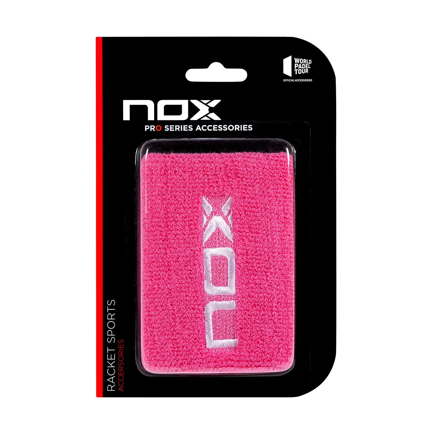Muñequeras Nox Rosa/Blanco