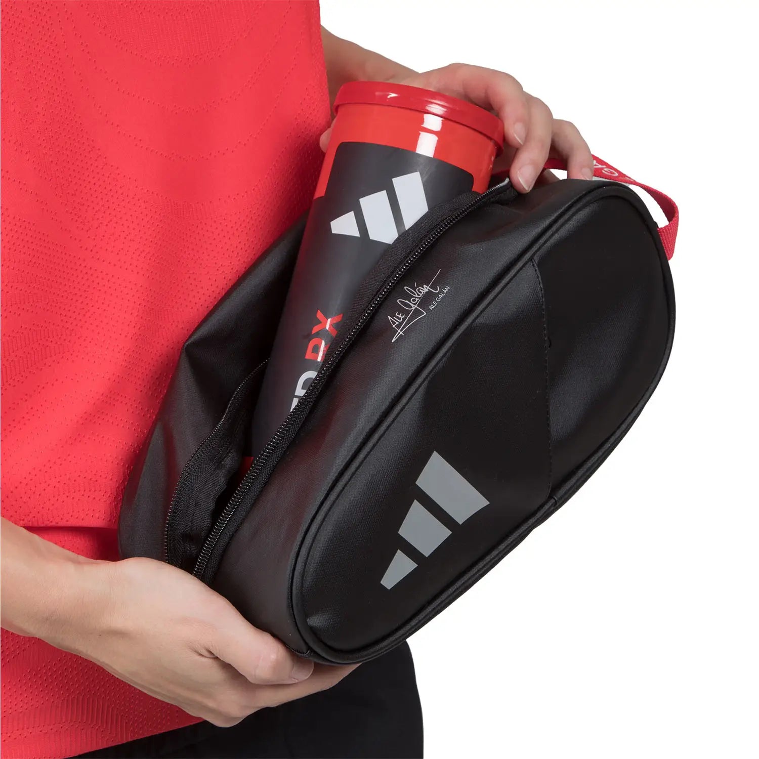Neceser Adidas Negro/Rojo 3.4