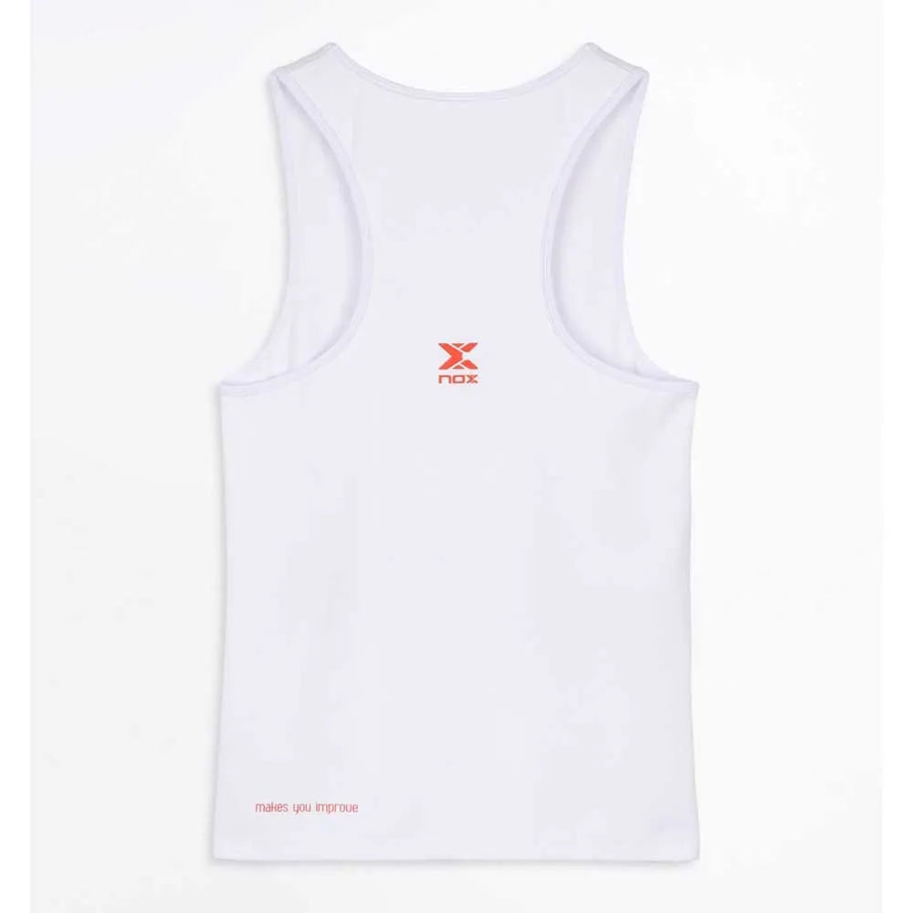 Camiseta Nox tirantes mujer TEAM blanco