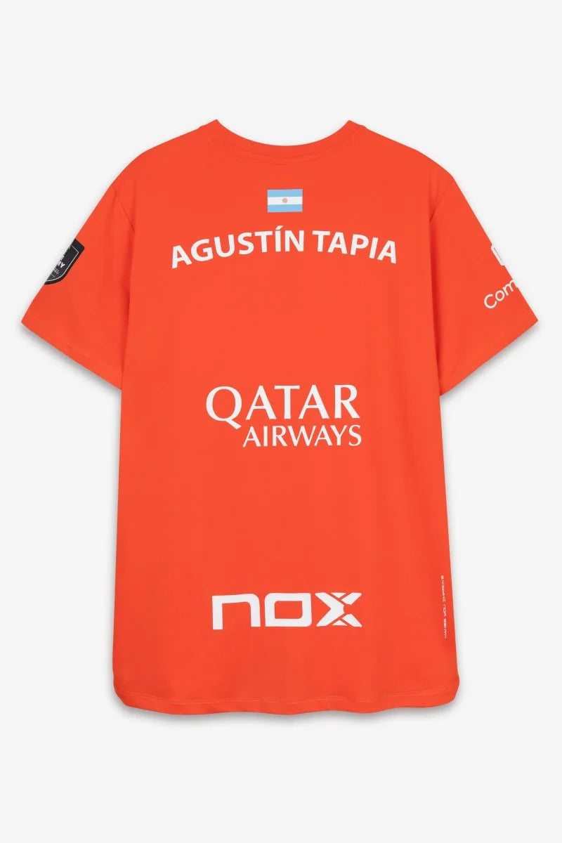 Camiseta Sponsors AT10 Rojo de Agustín Tapia 2026